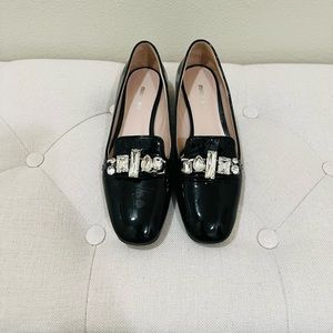 Miu Miu patent loafers